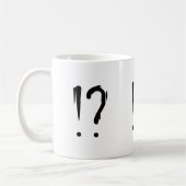 Kaffee-Tasse - Interobang Kaffeetasse (Links)