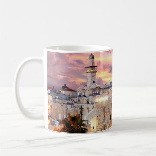 Kaffee-Tasse Israels Jerusalem Kaffeetasse (Links)