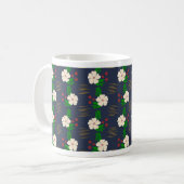 Kaffee-Tasse - japanische Blume Kaffeetasse (Vorderseite Links)