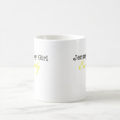 KAFFEE-TASSE JERSEY-MÄDCHEN-ENDY - WEISS KAFFEETASSE (Mittel)