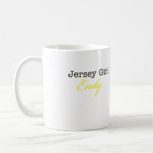 KAFFEE-TASSE JERSEY-MÄDCHEN-ENDY - WEISS KAFFEETASSE
