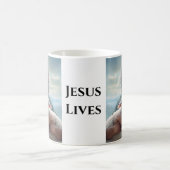 Kaffee Tasse Jesus lebt (Mittel)