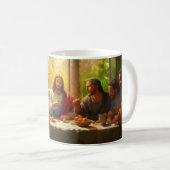 Kaffee Tasse Jesus Letztes Abendessen (VorderseiteRechts)