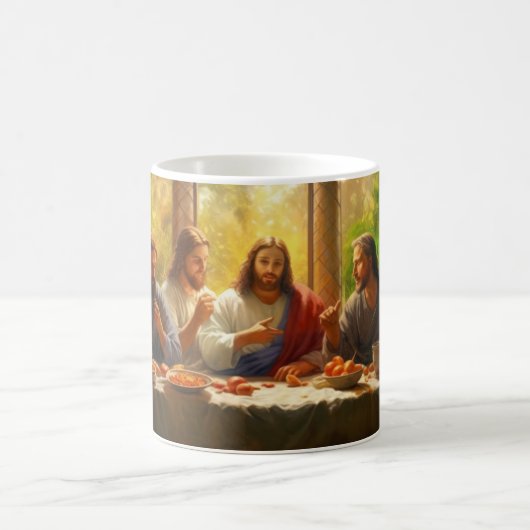 Kaffee Tasse Jesus Letztes Abendessen (Mittel)