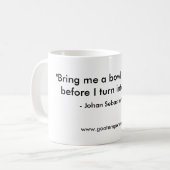 Kaffee-Tasse Johan Sebastian Bachs Kaffeetasse (Vorderseite Links)