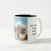 Kaffee Tasse - Johns Hopkins Hospital, Baltimore, (VorderseiteRechts)