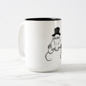 Kaffee-Tasse Juans Tamariz Zweifarbige Tasse (Vorderseite Links)