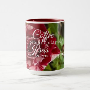 Kaffee-Tasse - Kaffee und Jesus Tasse