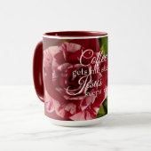 Kaffee-Tasse - Kaffee und Jesus Tasse (Vorderseite Links)