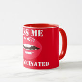 Kaffee-Tasse "KISS ME" Tasse (VorderseiteRechts)
