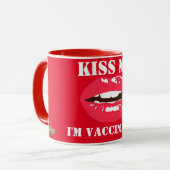Kaffee-Tasse "KISS ME" Tasse (Vorderseite Links)