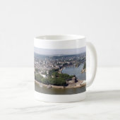 Kaffee-Tasse Koblenz Deutsches Eck Kaffeetasse (VorderseiteRechts)