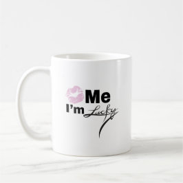 Kaffee-Tasse: Küss mir, dass ich glücklich bin Kaffeetasse