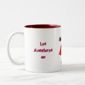 Kaffee-Tasse Las Aventuras de Paleta Man Zweifarbige Tasse (Links)