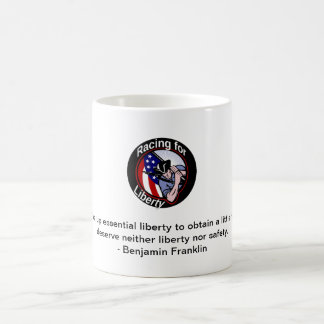 Kaffee-Tasse - laufend für Freiheitslogo Kaffeetasse