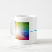 Kaffee-Tasse/Licht von Jesus Kaffeetasse (Vorderseite Links)