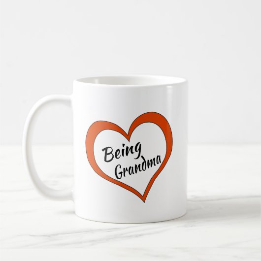 Kaffee Tasse Liebe ist Oma (Links)
