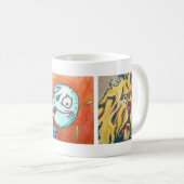 Kaffee-Tasse - Löwe, Vogelscheuche, Zinn-Mann Kaffeetasse (VorderseiteRechts)