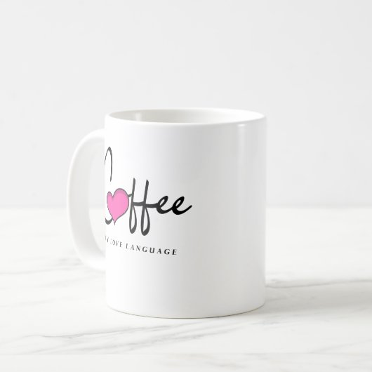 Kaffee: Tasse meiner Liebe (Vorderseite Links)