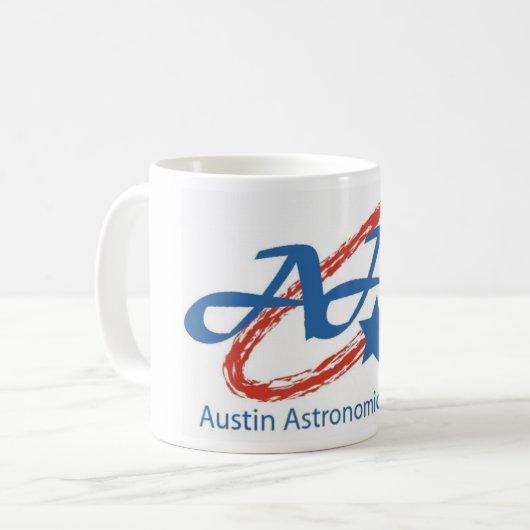 Kaffee-Tasse mit AAS-Logo Kaffeetasse (Vorderseite Links)