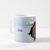 Kaffee-Tasse mit Bald-Adler Kaffeetasse (Vorderseite Links)