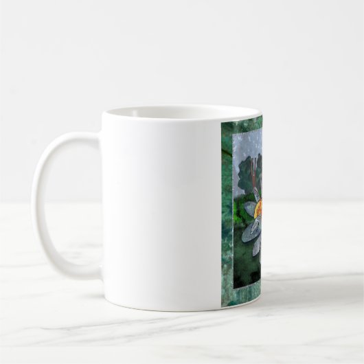 Kaffee-Tasse mit Biene und Blume Kaffeetasse (Links)