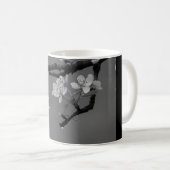 Kaffee-Tasse mit Blüte wo Gott-Pflanzen Sie Kaffeetasse (VorderseiteRechts)
