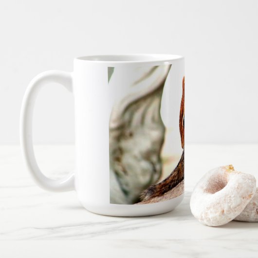 Kaffee-Tasse mit Chipmunk-Foto Kaffeetasse (Mit Donut)