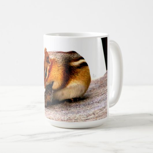 Kaffee-Tasse mit Chipmunk-Foto Kaffeetasse (VorderseiteRechts)