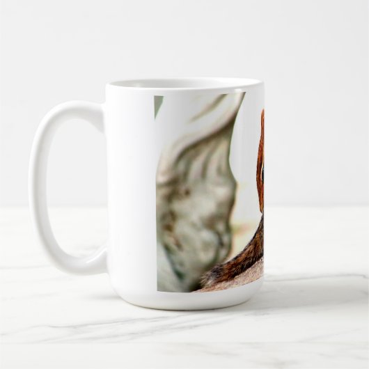 Kaffee-Tasse mit Chipmunk-Foto Kaffeetasse (Links)