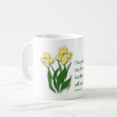 Kaffee-Tasse mit christlichem Entwurf - Kaffeetasse (Vorderseite Links)