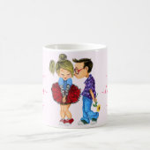 Kaffee Tasse mit Couple Liebe Valentinstag Geschen (Mittel)