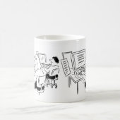 Kaffee-Tasse mit Dateneingabe Word-Verarbeitung Kaffeetasse (Mittel)