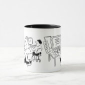 Kaffee-Tasse mit Dateneingabe Word-Verarbeitung Tasse (Zentrum)