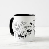 Kaffee-Tasse mit Dateneingabe Word-Verarbeitung Tasse (Vorderseite Links)