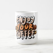 Kaffee-Tasse mit dem Logo "Enjoy Your Coffee" Kaffeetasse (Mittel)