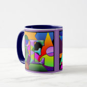 Kaffee-Tasse mit den Buchstaben E & H Tasse (Vorderseite Links)