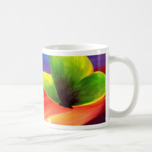 Kaffee-Tasse mit der Schmetterlings-Malerei-Kunst Kaffeetasse