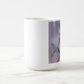 Kaffee-Tasse mit einer Fraktal-Blume Kaffeetasse (Mittel)