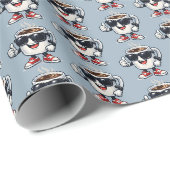 Kaffee-Tasse mit Energie Geschenkpapier (Rolleneckpunkt)