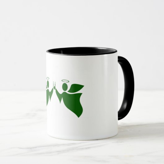 Kaffee-Tasse mit Engeln Tasse (VorderseiteRechts)