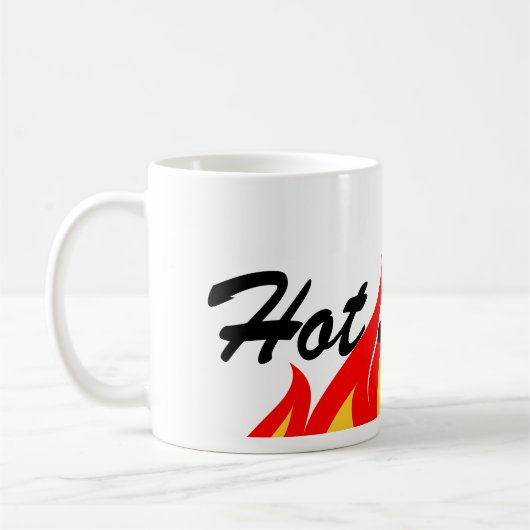 Kaffee-Tasse mit Feuerbrand Kaffeetasse (Links)