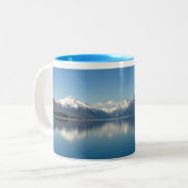 Kaffee-Tasse mit Glacier National Park Picture Zweifarbige Tasse (Vorderseite Links)