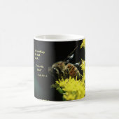 Kaffee-Tasse mit Honig Biene u. Scripture. Kaffeetasse (Mittel)