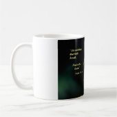 Kaffee-Tasse mit Honig Biene u. Scripture. Kaffeetasse (Links)