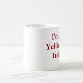 Kaffee-Tasse mit italienischem Sprichwort Tasse (Mittel)