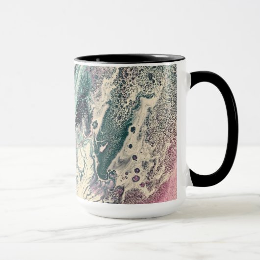 Kaffee-Tasse mit Johnson Abstrakt Artwork Tasse (Rechts)