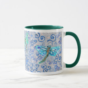 Kaffee-Tasse mit Libellen Tasse