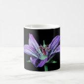 Kaffee-Tasse mit lila Blume Kaffeetasse (Mittel)