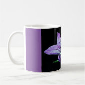 Kaffee-Tasse mit lila Blume Kaffeetasse (Links)